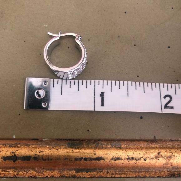 COPY - Touchstone Crystal Huggie earrings. - Picture 5 of 6